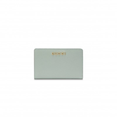 GUCCI CARD CASE WALLET WITH GUCCI SCRIPT 772640 (18.5*14*3cm)